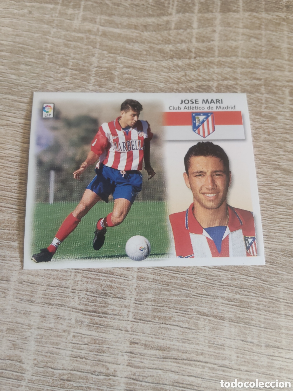 Cromos de f&uacute;tbol: Jose Mari Atl&eacute;tico de Madrid liga 1999 2000 99 00 ediciones este