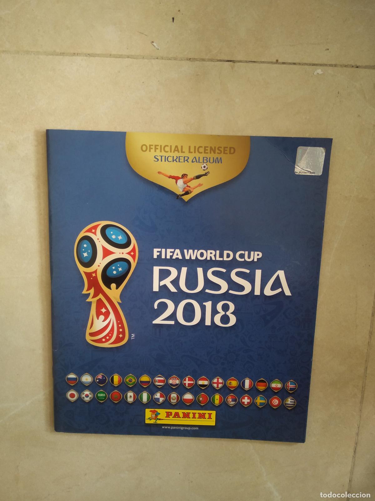 Cromos de f&uacute;tbol: ALBUM VACIO VERSION FRANCIA CROMO FUTBOL PANINI MUNDIAL 2018 WORLD CUP COPA DEL MUNDO