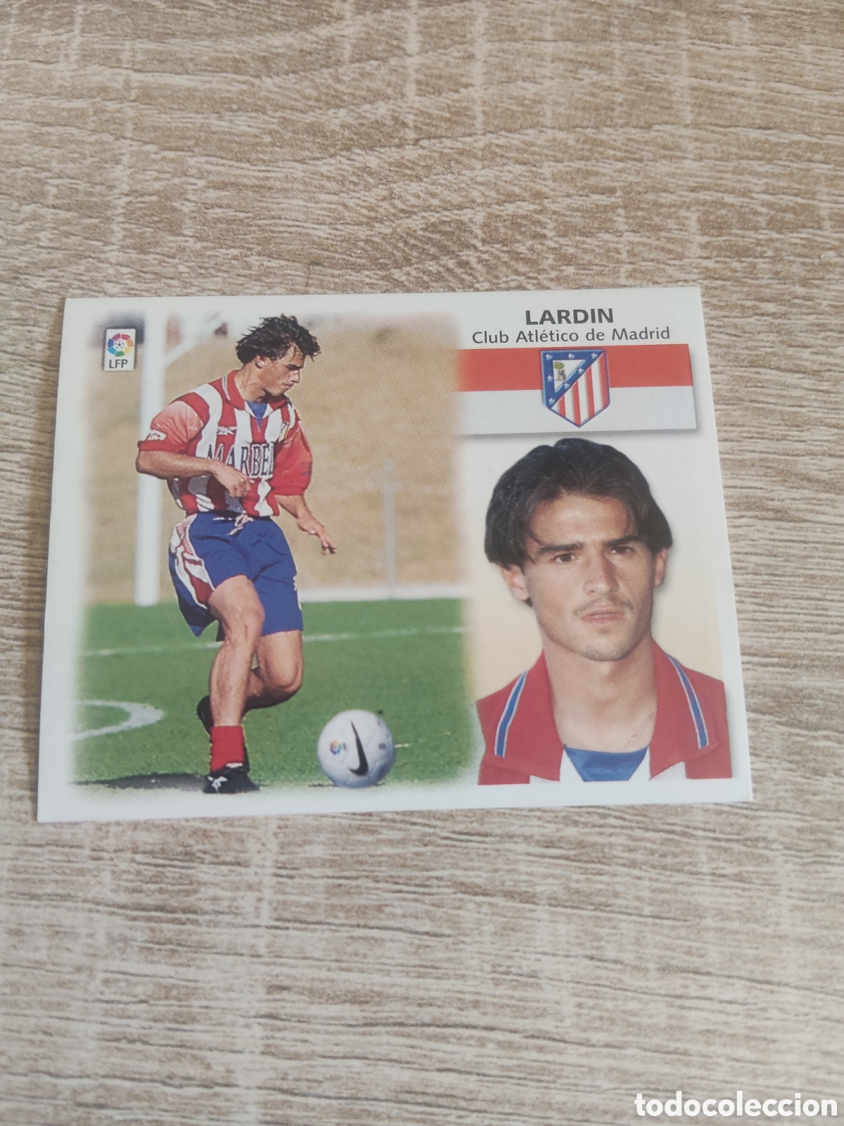Cromos de f&uacute;tbol: Lardin Atl&eacute;tico de Madrid liga 1999 2000 99 00 ediciones este