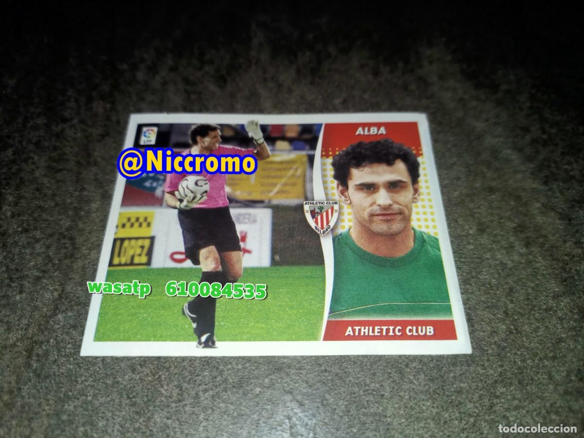 Cromos de f&uacute;tbol: alba ath bilbao 2006 2007 nuevo sin pegar fichaje invierno ampliacion liga futbol 06 07 niccromo