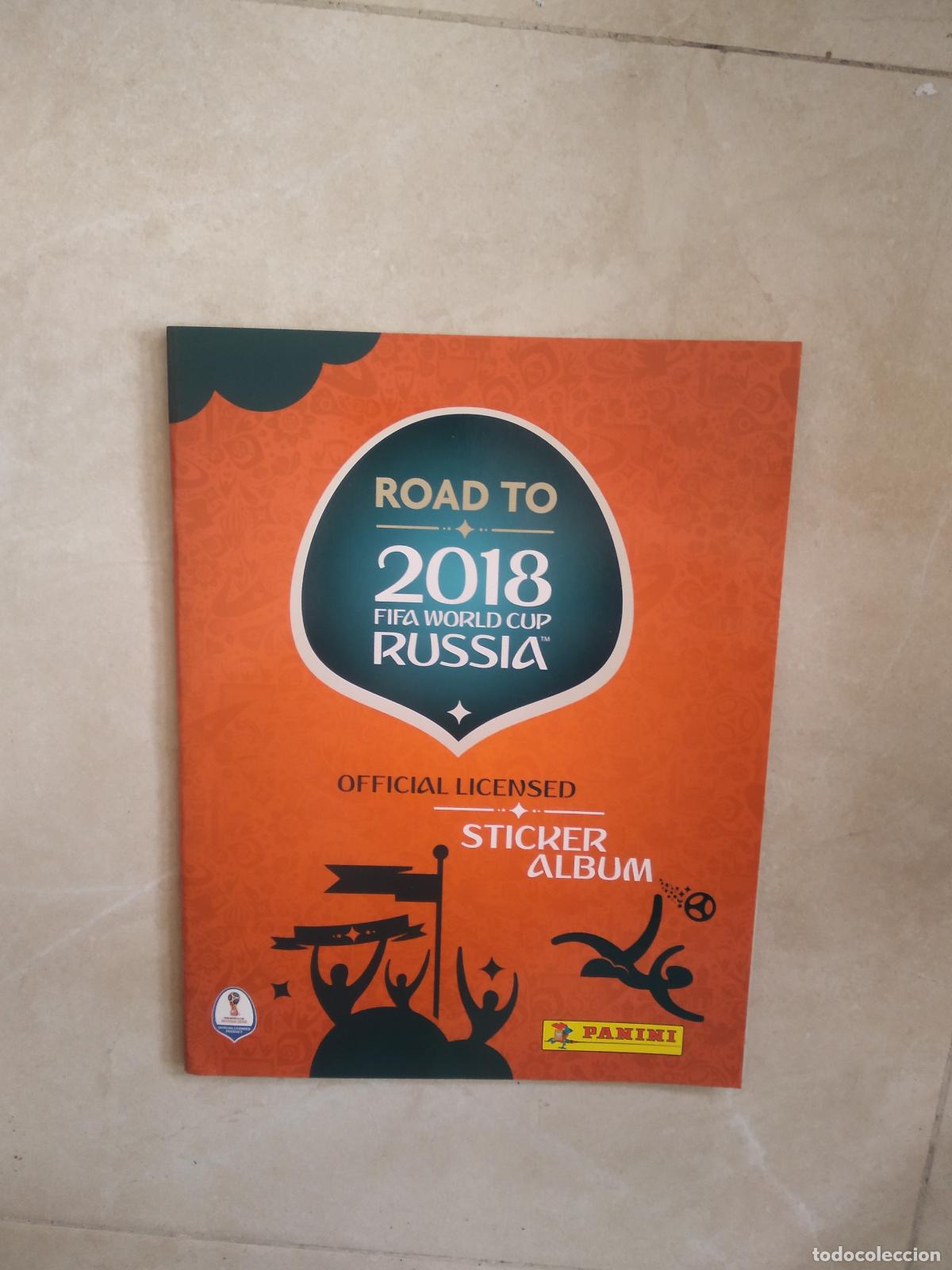 Cromos de f&uacute;tbol: ALBUM VACIO CROMO FUTBOL PANINI ROAD TO 2018 FIFA WORLD CUP RUSSIA CAMINO AL MUNDIAL