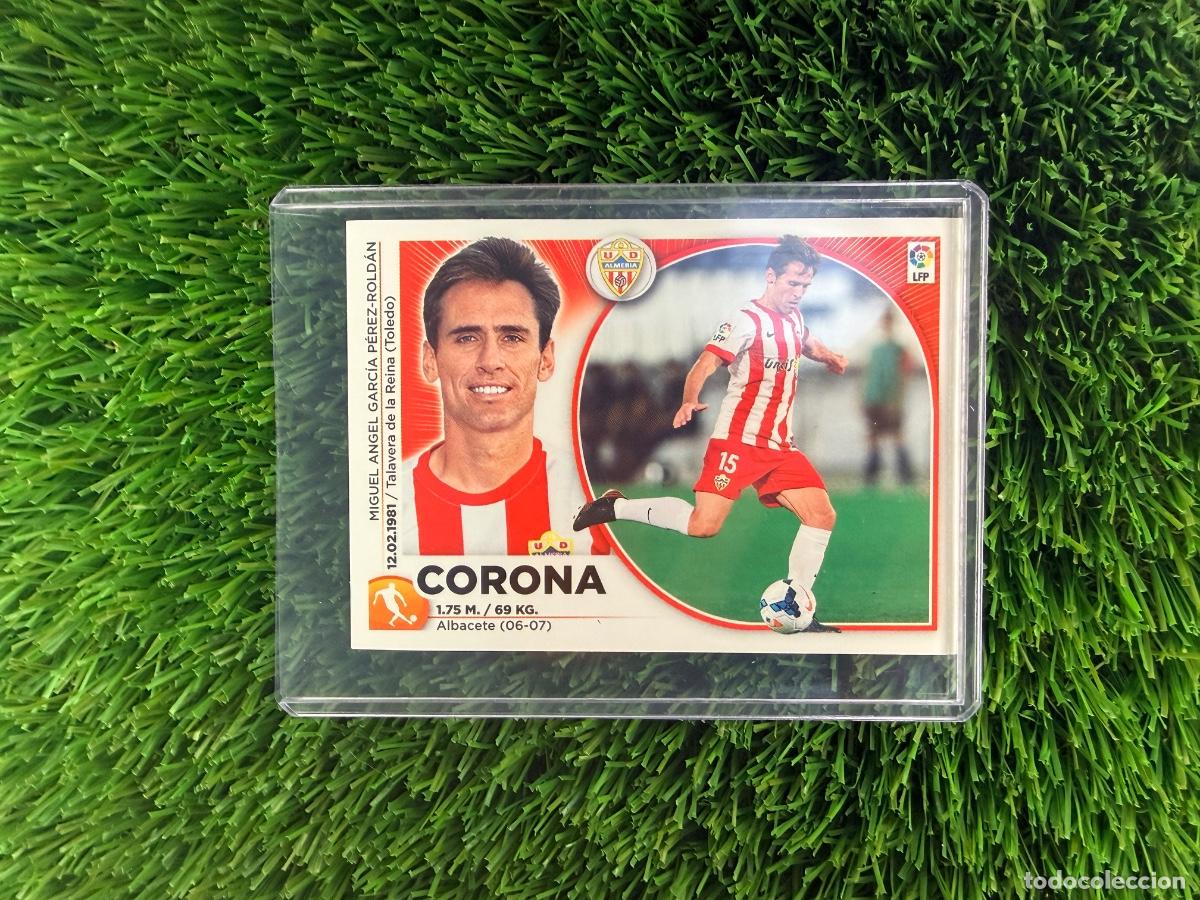 Cromos de f&uacute;tbol: N&ordm; 10 Corona UD Almer&iacute;a Liga Este 14 15
