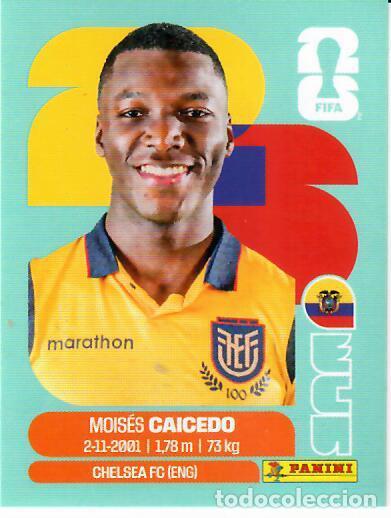 Cromos de f&uacute;tbol: CROMO PANINI MUNDIAL WORLD CUP 2026 - ECU9 ECU 9 - CAICEDO - ECUADOR