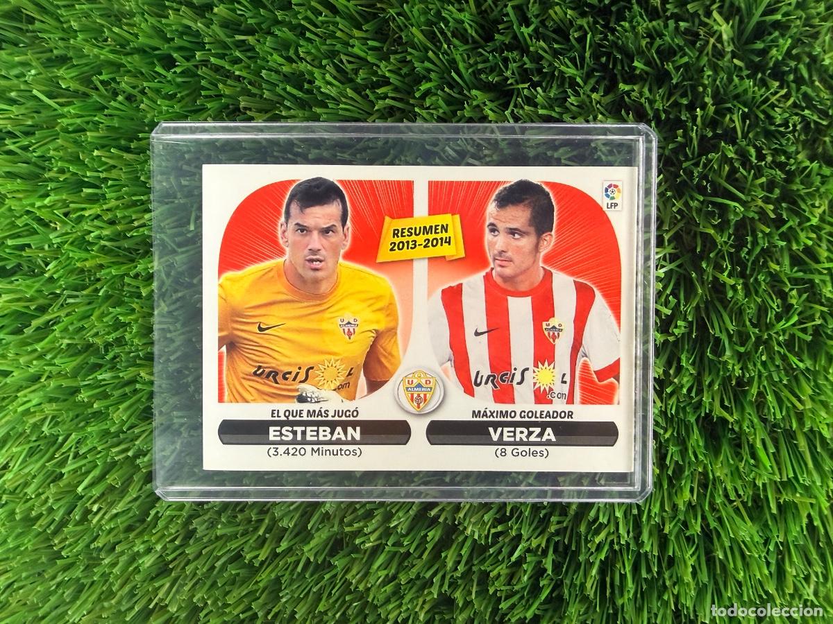 Cromos de f&uacute;tbol: N&ordm; 24 Resumen Esteban - Verza UD Almer&iacute;a Liga Este 14 15