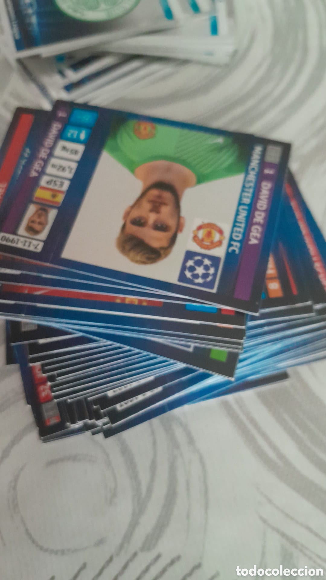 Cartes &agrave; collectionner de Football: Lote stickers champions 13-14