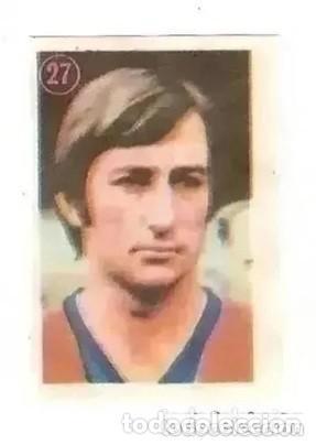 Cromos de f&uacute;tbol: Costas (Barcelona): Cromo n&ordm; 27 del album de futbol temporada 1976-77, Mateo Mirete - Nuevo