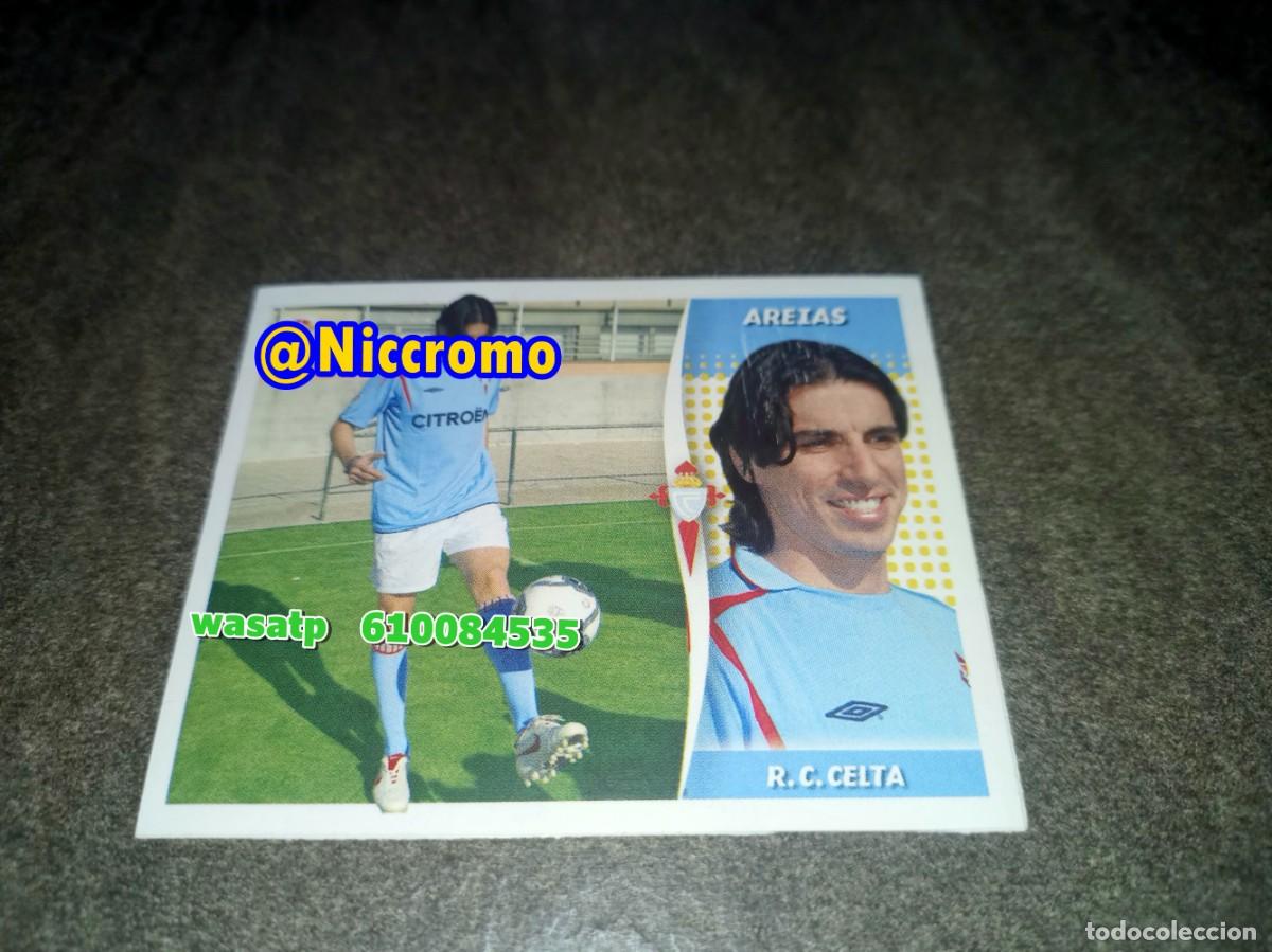 Cromos de f&uacute;tbol: areias real celta 2006 2007 nuevosin pegar fichaje invierno ampliacion liga futbol 06 07 niccromo