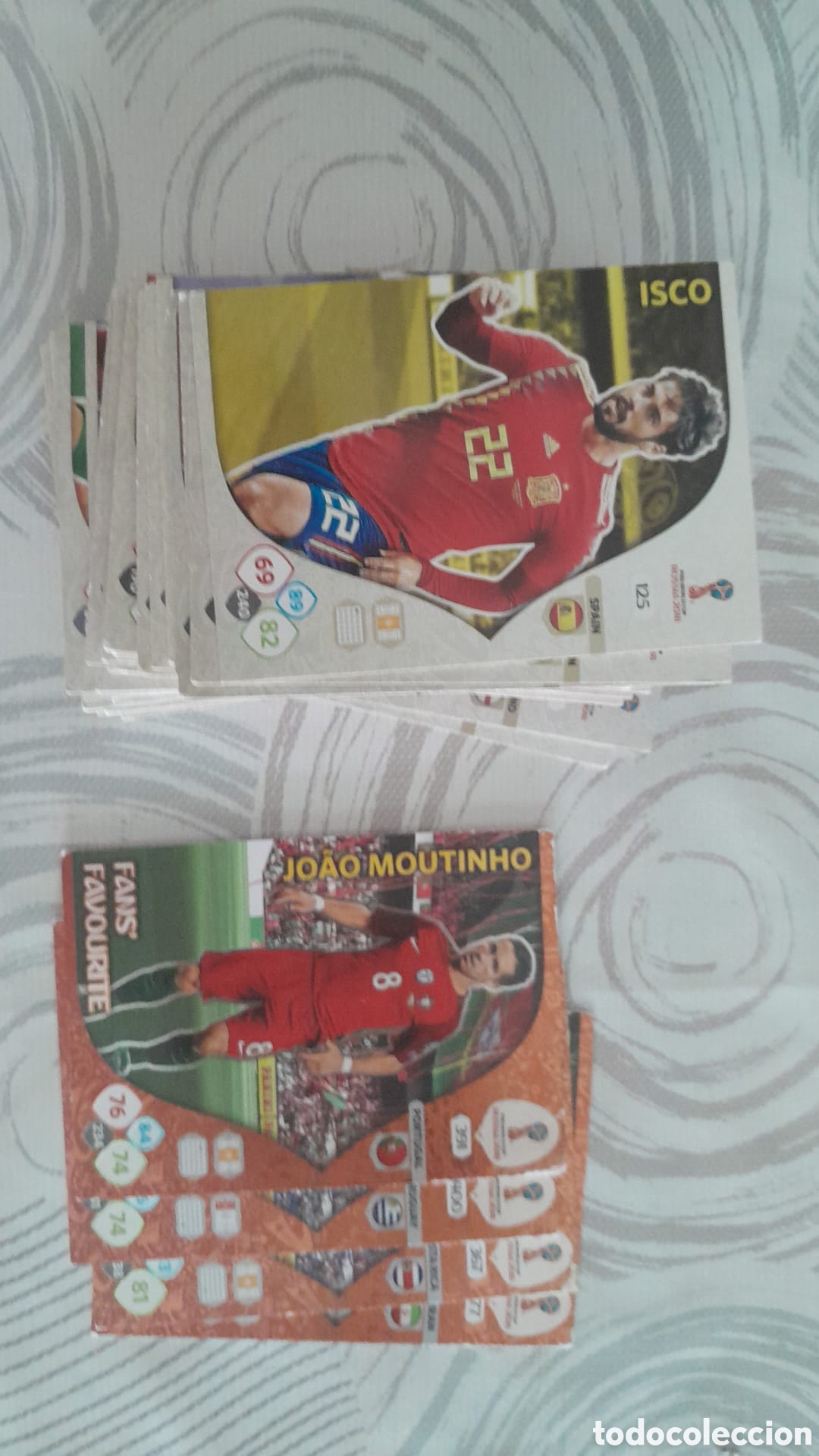 Cartes &agrave; collectionner de Football: Lote adrenalyn mundial 2018