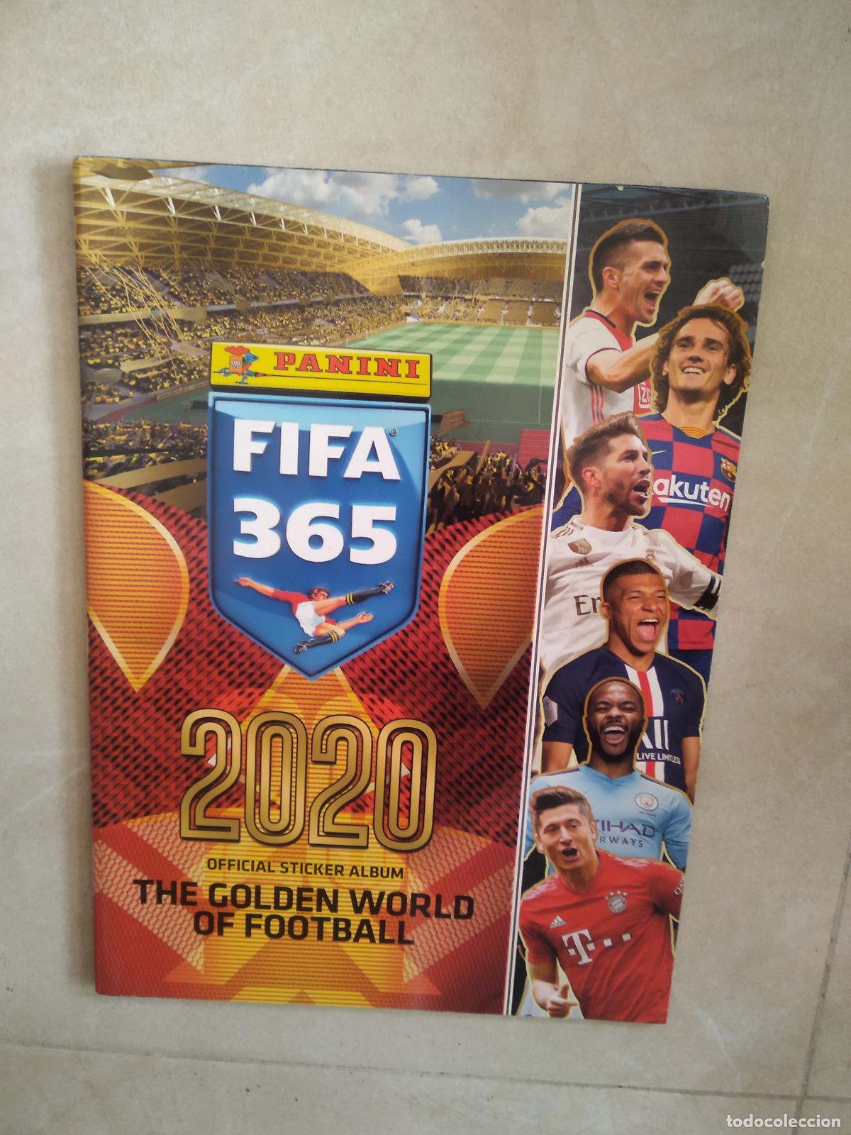 Cromos de f&uacute;tbol: ALBUM VACIO CROMO FUTBOL PANINI FIFA 365 2020 VERSION FRANCIA MBAPPE LEWANDOWSKI RAMOS GRIEZMANN
