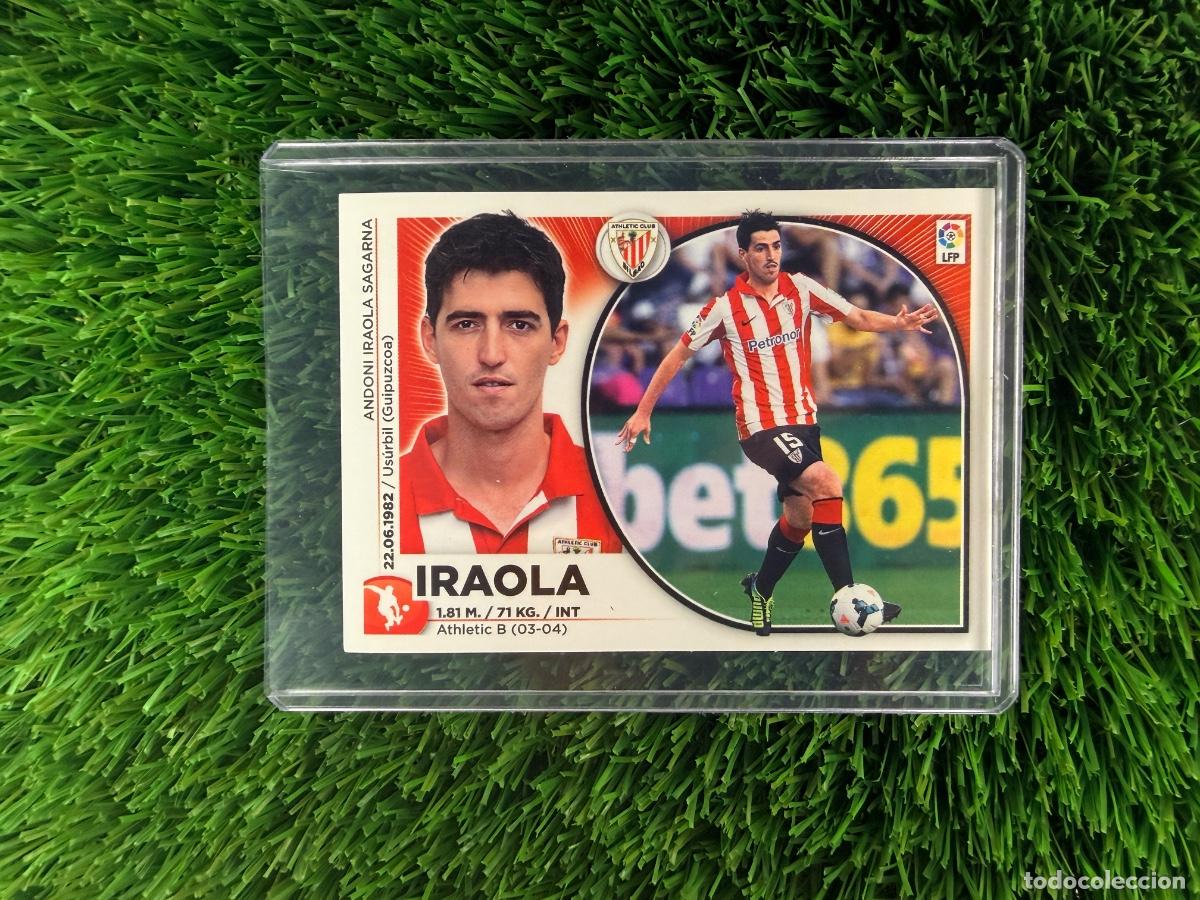Cromos de f&uacute;tbol: N&ordm; 3 Iraola Athletic Club Liga Este 14 15