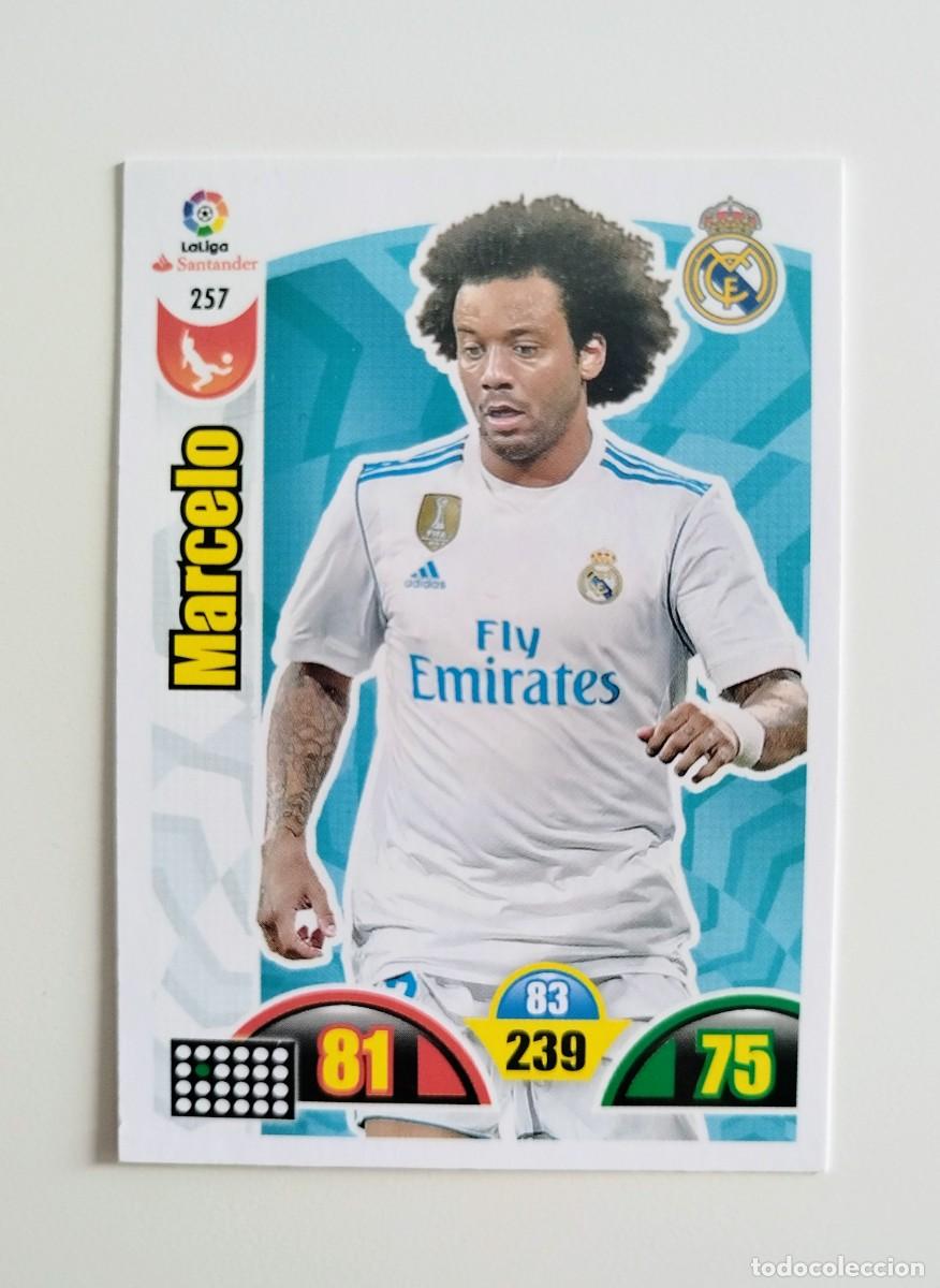 Cromos de f&uacute;tbol: Marcelo 257 Real Madrid CF Liga Adrenalyn XL 17 18 / 2017 2018