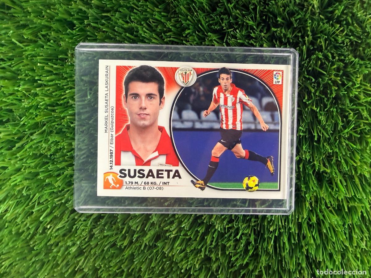 Cromos de f&uacute;tbol: N&ordm; 13 Susaeta Athletic Club Liga Este 14 15