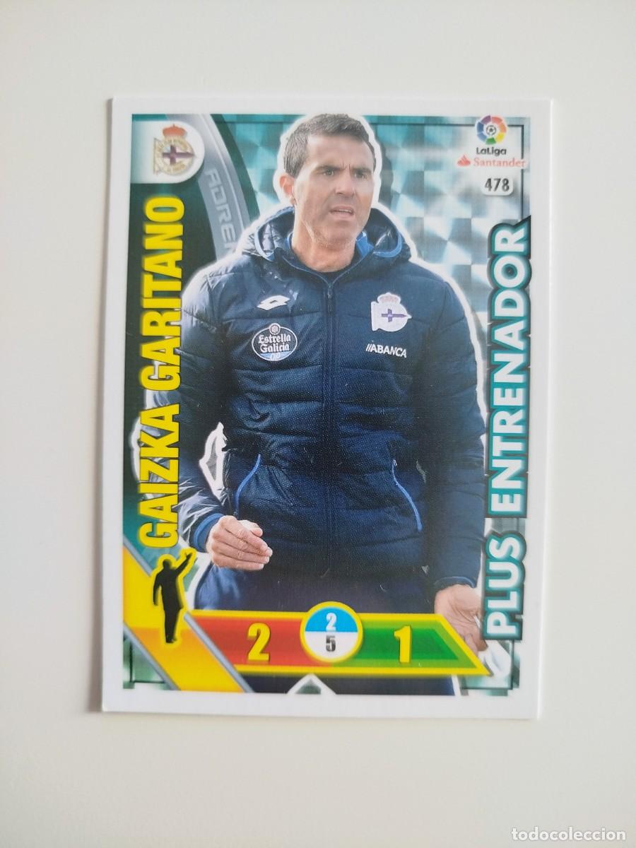 Cromos de f&uacute;tbol: Gaizka Garitano 478 PLUS ENTRENADOR Deportivo Coru&ntilde;a Liga Adrenalyn XL 16 17 / 2016 2017