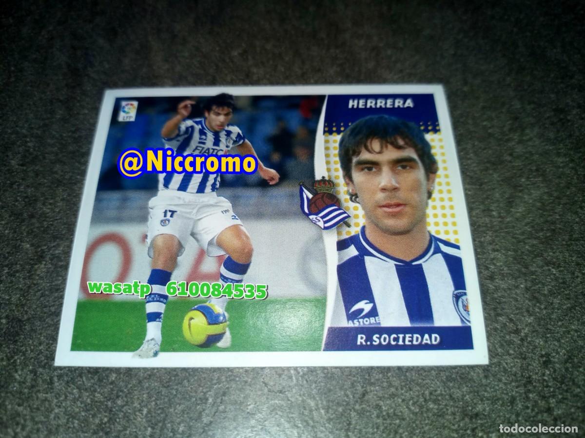 Cromos de f&uacute;tbol: herrera real sociedad 2006 2007 nuevosin pegar fichajeinvierno ampliacion liga futbol 06 07 niccromo