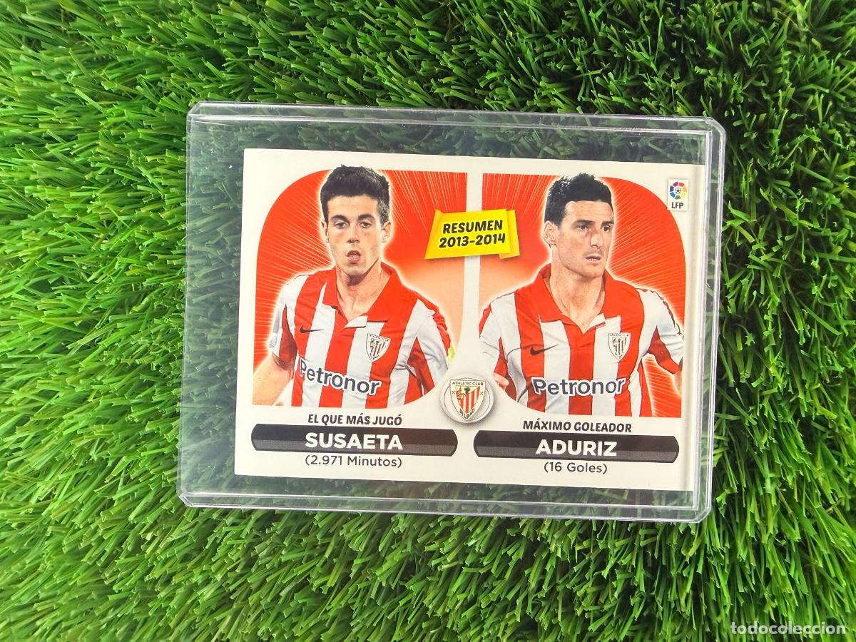 Cromos de f&uacute;tbol: N&ordm; 24 Resumen Susaeta - Aduriz Athletic Club Liga Este 14 15