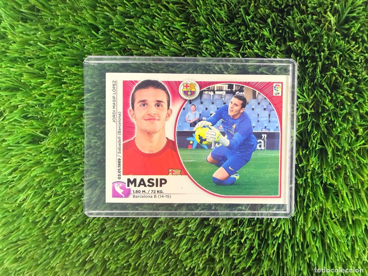 Cromos de f&uacute;tbol: N&ordm; 2 Masip FC Barcelona Liga Este 14 15