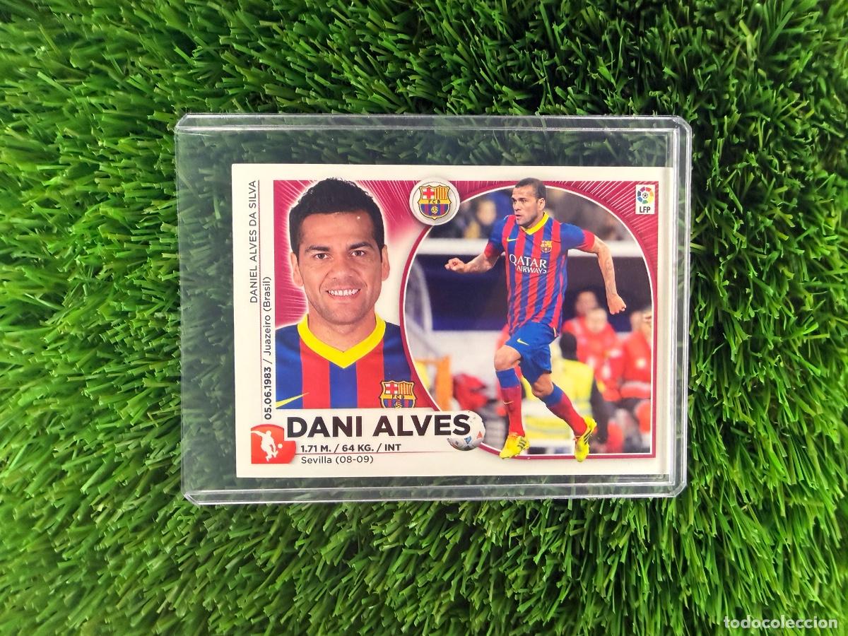 Cromos de f&uacute;tbol: N&ordm; 3 Dani Alves FC Barcelona Liga Este 14 15
