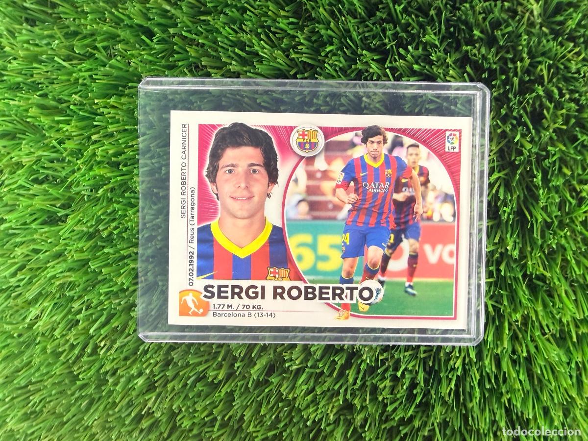 Cromos de f&uacute;tbol: N&ordm; 11 Sergi Roberto FC Barcelona Liga Este 14 15