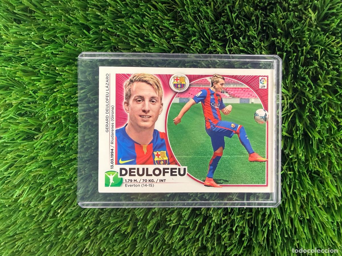 Cromos de f&uacute;tbol: N&ordm; 14 Deulofeu FC Barcelona Liga Este 14 15