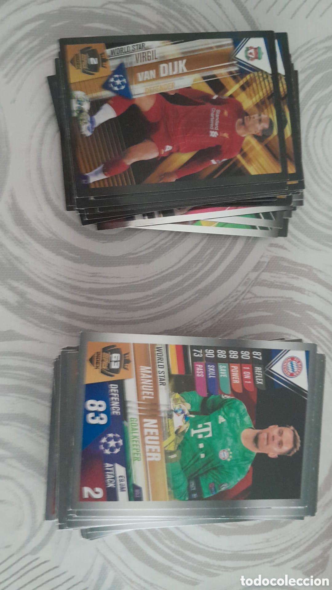 Cromos de f&uacute;tbol: Lote match attax 101