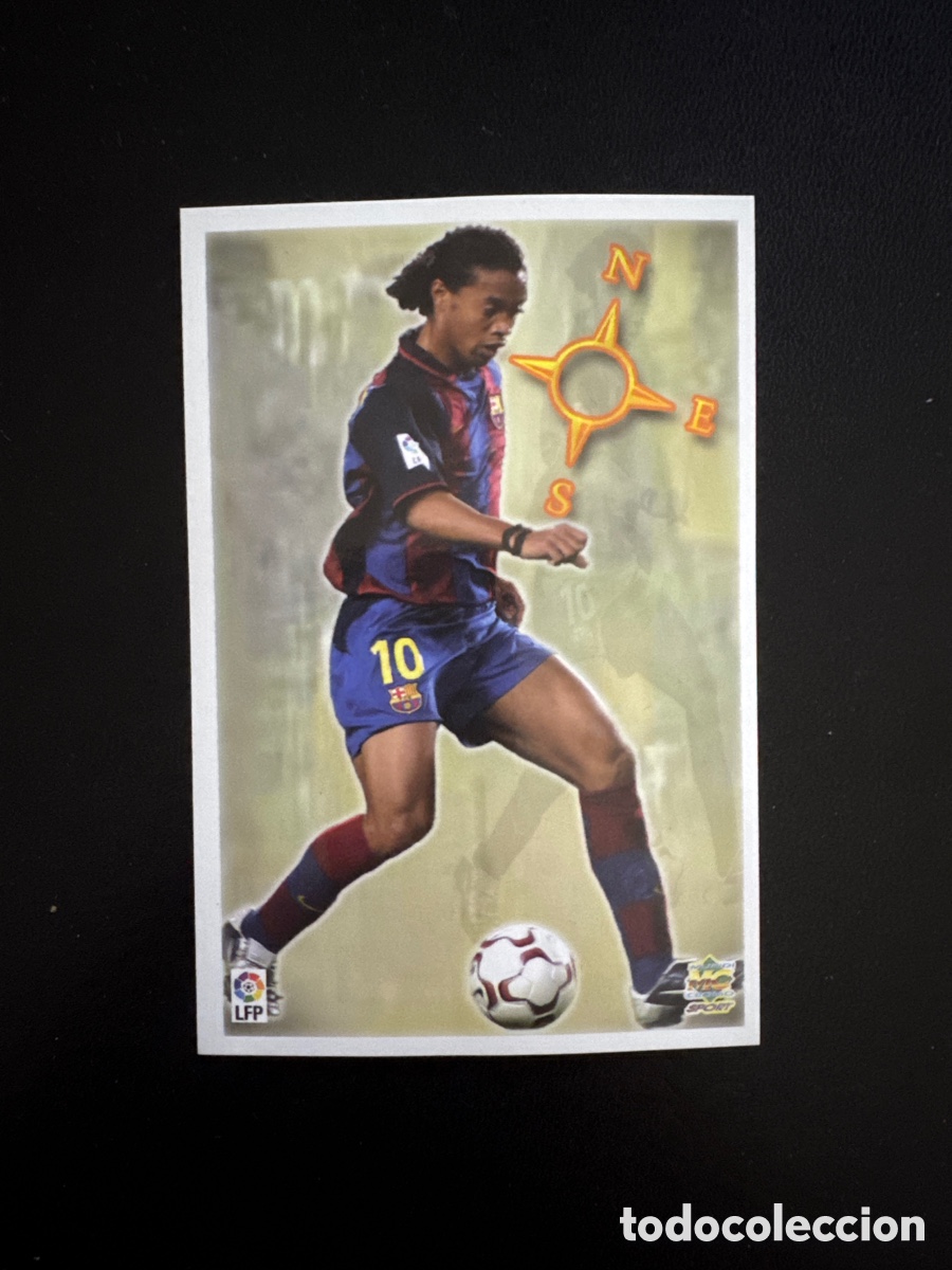 Fu&szlig;ball-Sticker: RONALDINHO BARCELONA TOP 2004 MUNDICROMO