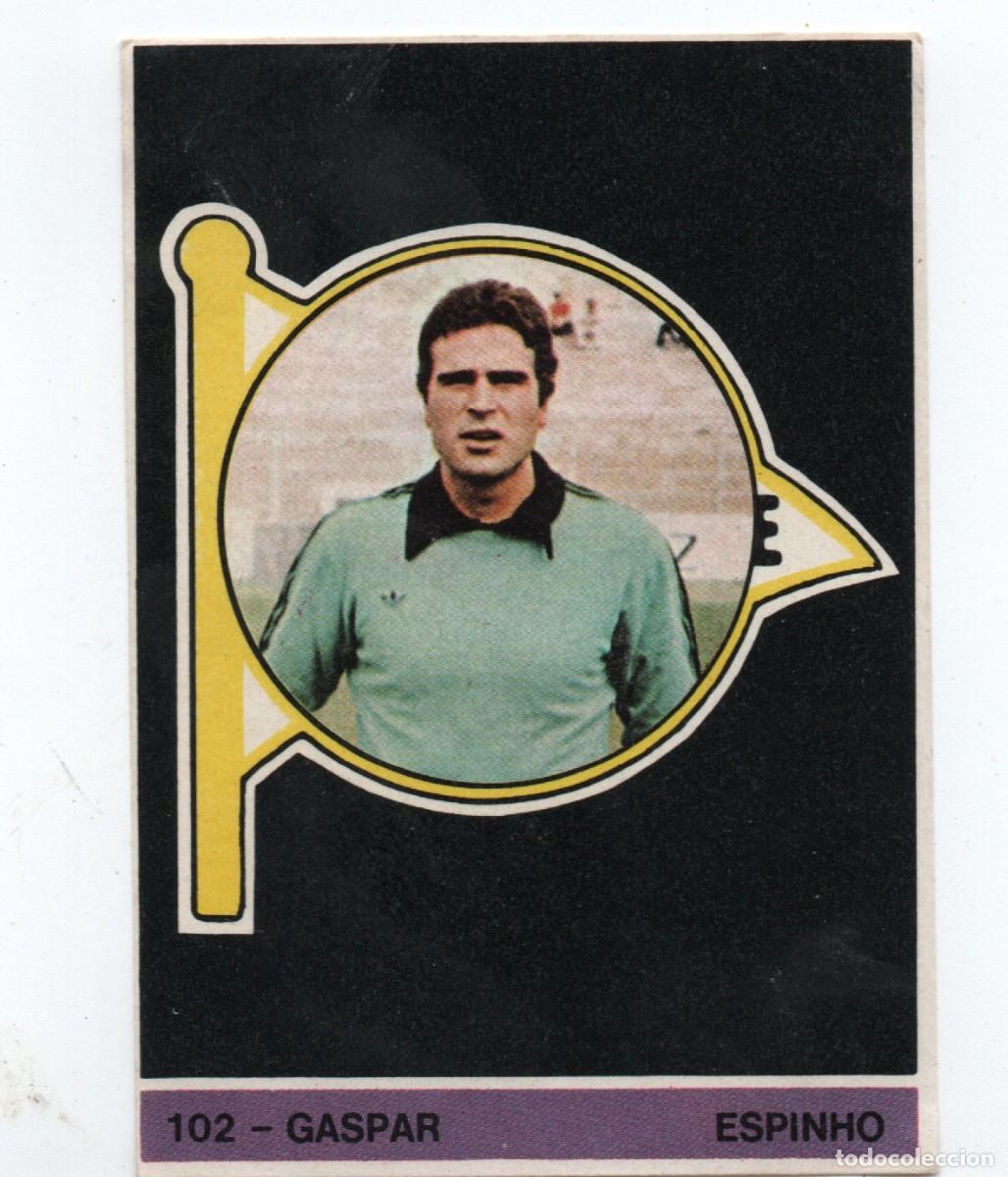 Football Stickers: PORTUGAL OLD FOOTBALL STICKER # 102 - GASPAR, ESPINHO, NORMAL CONDITION
