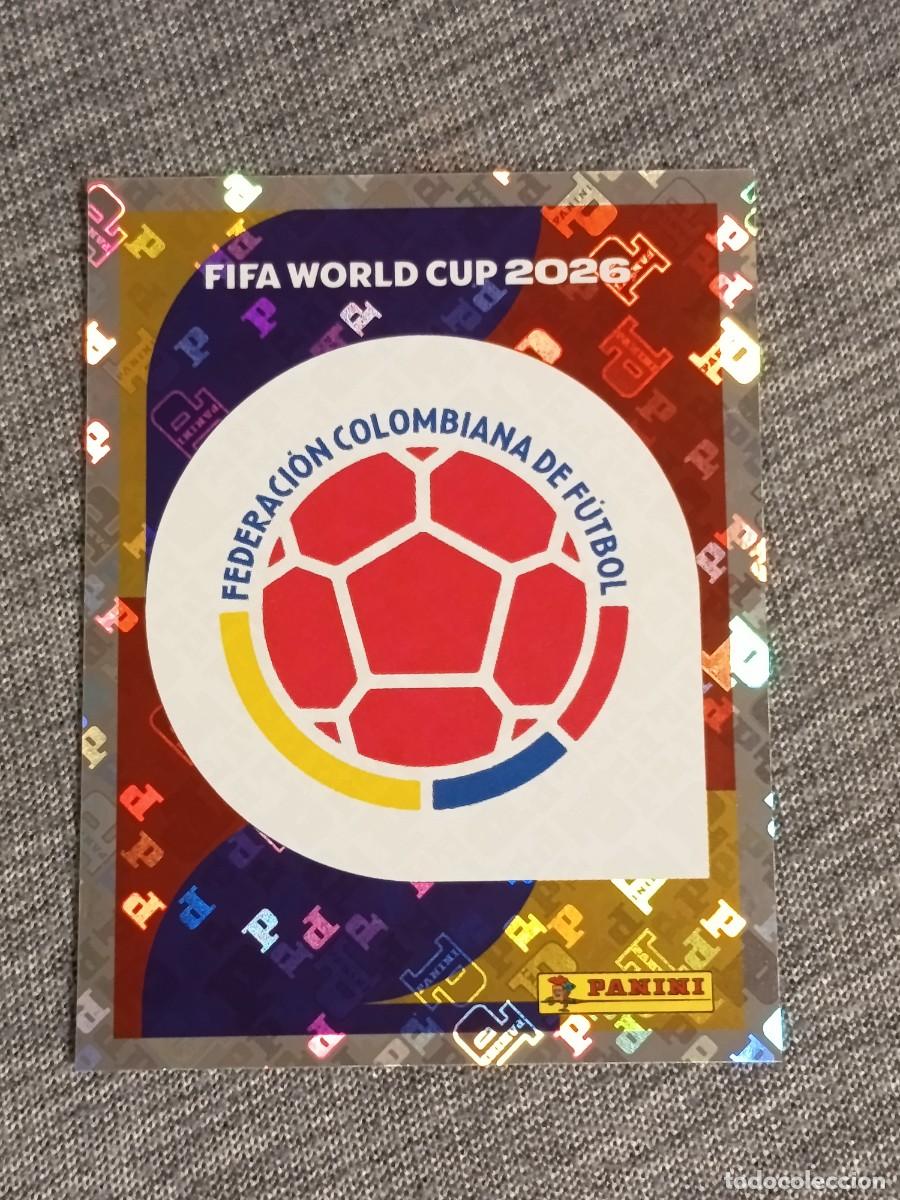 Cromos de f&uacute;tbol: ESCUDO COLOMBIA COL 1 STICKER MUNDIAL 2026 PANINI FIFA WORLD CUP NUEVO
