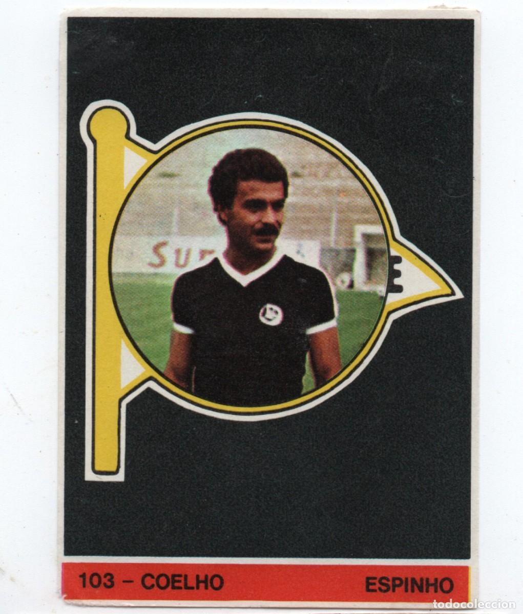 Cromos de f&uacute;tbol: PORTUGAL OLD FOOTBALL STICKER # 103 - COELHO, ESPINHO, NORMAL CONDITION