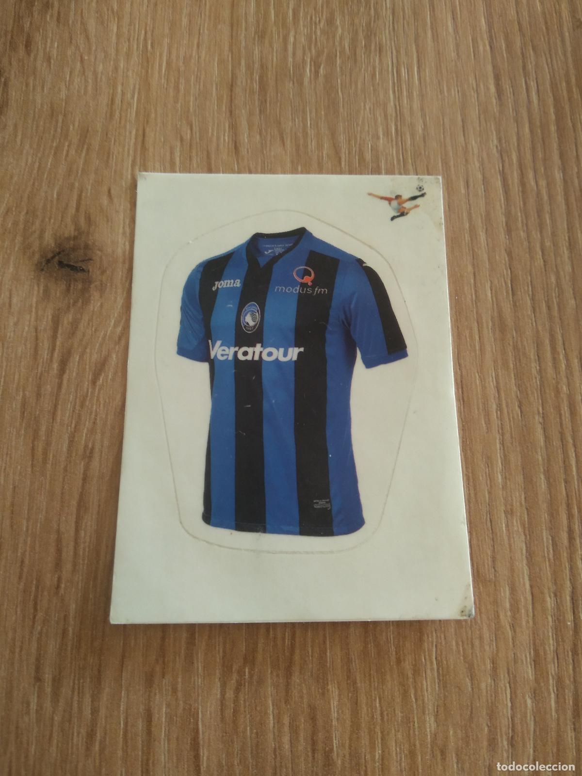 Cromos de f&uacute;tbol: 6 CAMISETA ATALANTA CROMO FUTBOL PANINI LIGA ITALIA 2017-2018 CALCIATORI 17-18