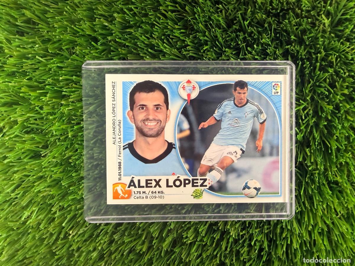 Cromos de f&uacute;tbol: N&ordm; 10 &Aacute;lex L&oacute;pez RC Celta Liga Este 14 15