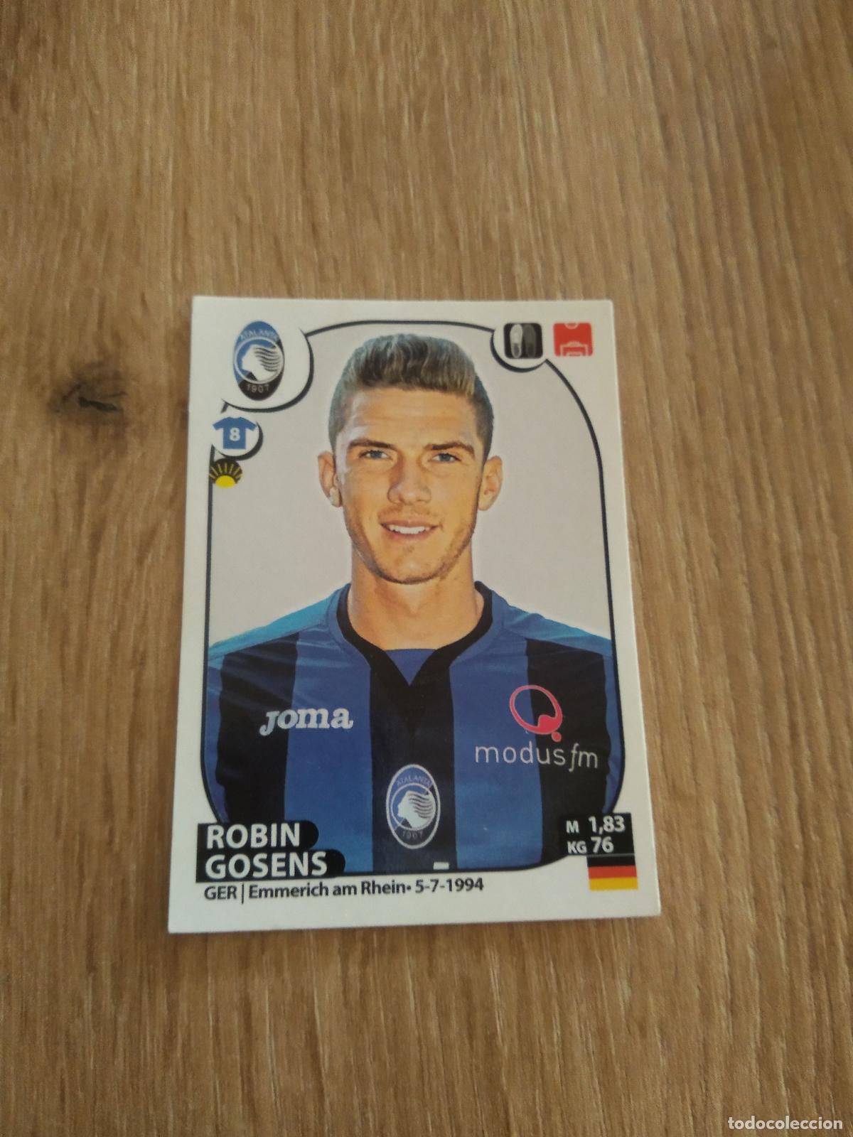 Cromos de f&uacute;tbol: 14 ROBIN GOSENS ATALANTA CROMO FUTBOL PANINI LIGA ITALIA 2017-2018 CALCIATORI 17-18