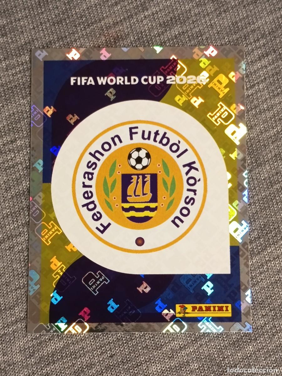 Cromos de f&uacute;tbol: ESCUDO CURAZAO CUW 1 STICKER MUNDIAL 2026 PANINI FIFA WORLD CUP NUEVO