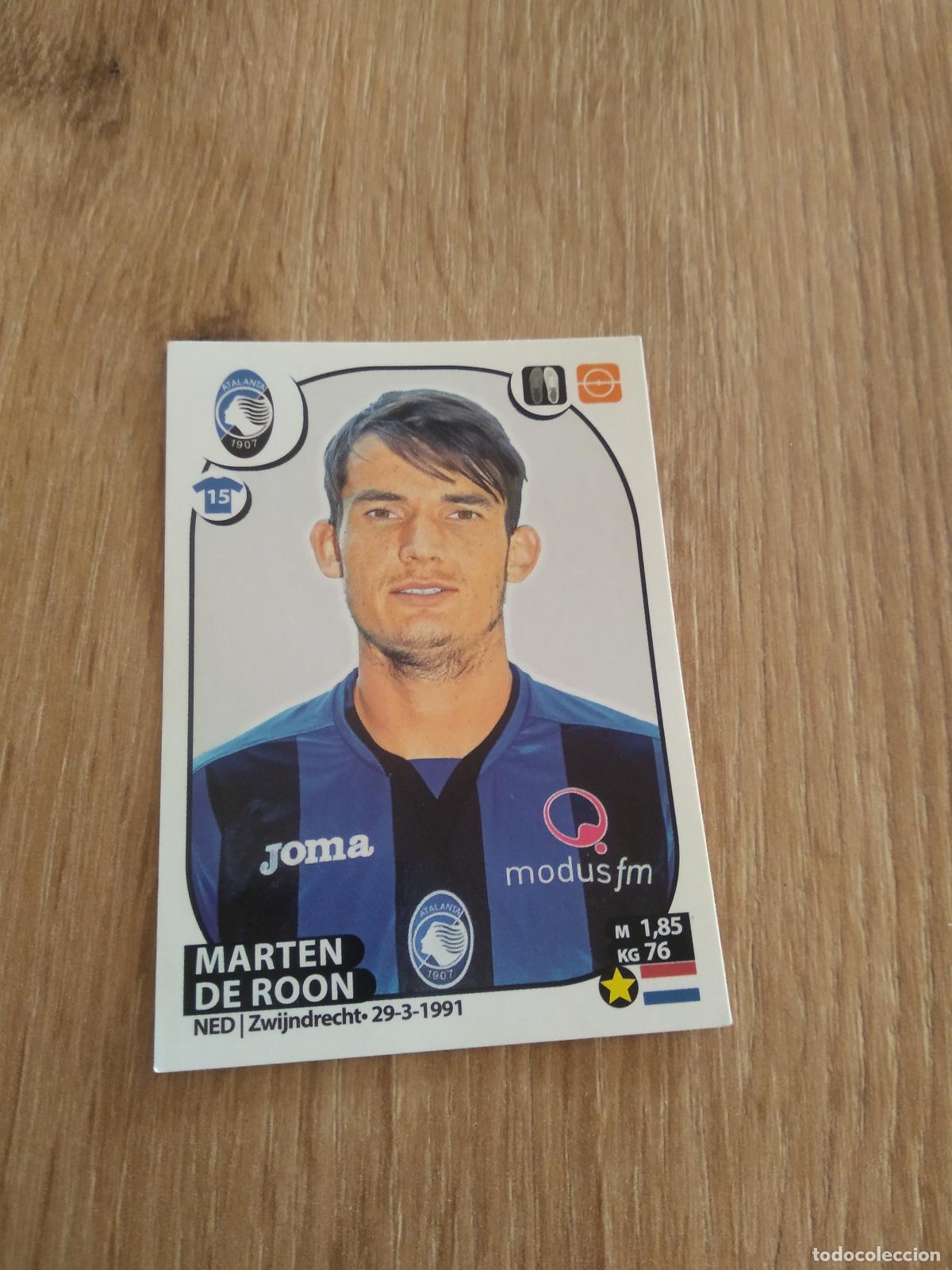 Cromos de f&uacute;tbol: 20 MARTEN DE ROON ATALANTA CROMO FUTBOL PANINI LIGA ITALIA 2017-2018 CALCIATORI 17-18