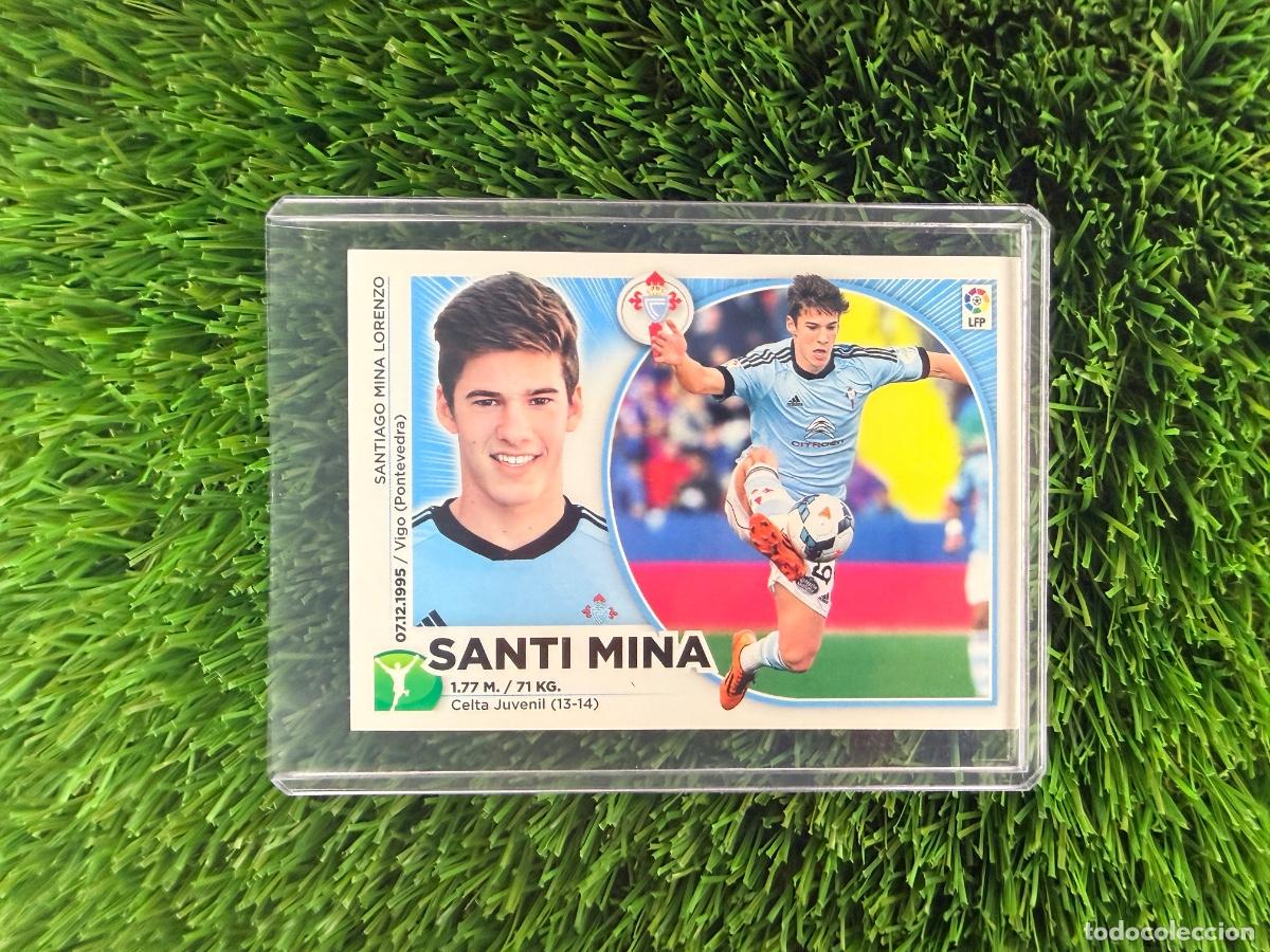 Cromos de f&uacute;tbol: N&ordm; 16 Santi Mina RC Celta Liga Este 14 15