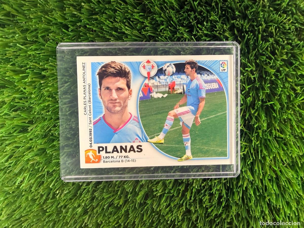 Cromos de f&uacute;tbol: N&ordm; 19 Planas RC Celta Liga Este 14 15