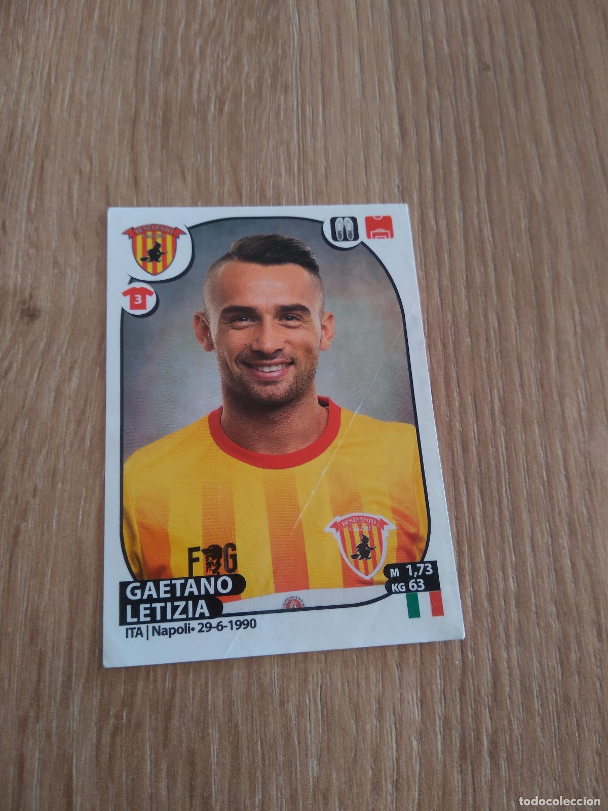 Cromos de f&uacute;tbol: 36 GAETANO LETIZIA BENEVENTO CROMO FUTBOL PANINI LIGA ITALIA 2017-2018 CALCIATORI 17-18