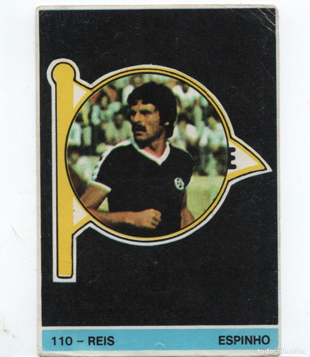 Cromos de f&uacute;tbol: PORTUGAL OLD FOOTBALL STICKER # 110 - REIS, ESPINHO, NORMAL CONDITION