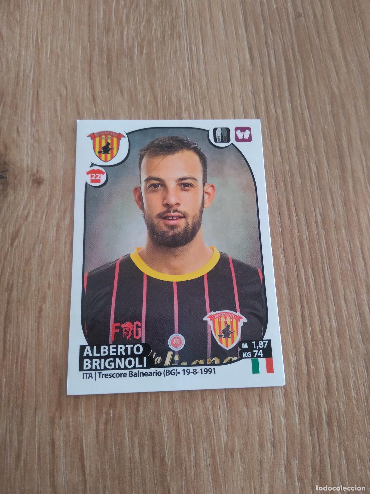 Cromos de f&uacute;tbol: 38 ALBERTO BRIGNOL BENEVENTO CROMO FUTBOL PANINI LIGA ITALIA 2017-2018 CALCIATORI 17-18
