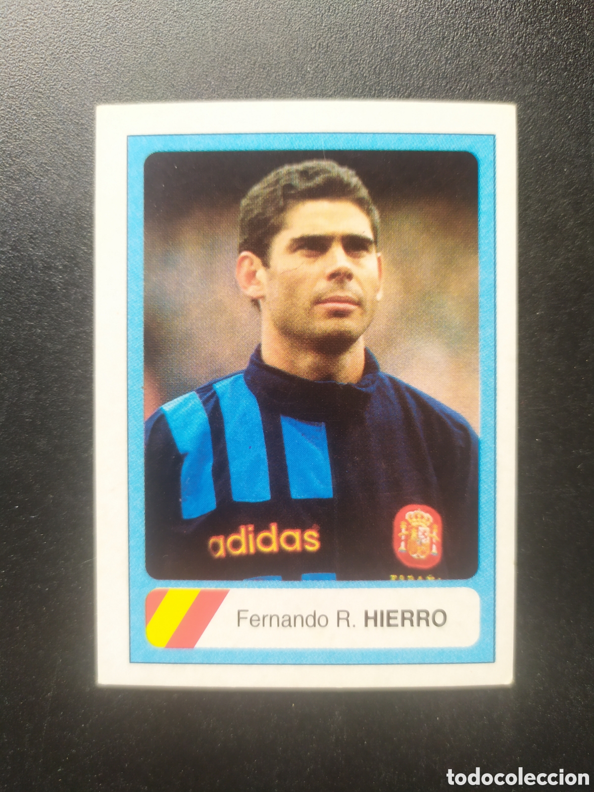 Cromos de f&uacute;tbol: Mundial USA Estados Unidos 1994 Ediciones Estadio Hierro n&deg; 175 Espa&ntilde;a
