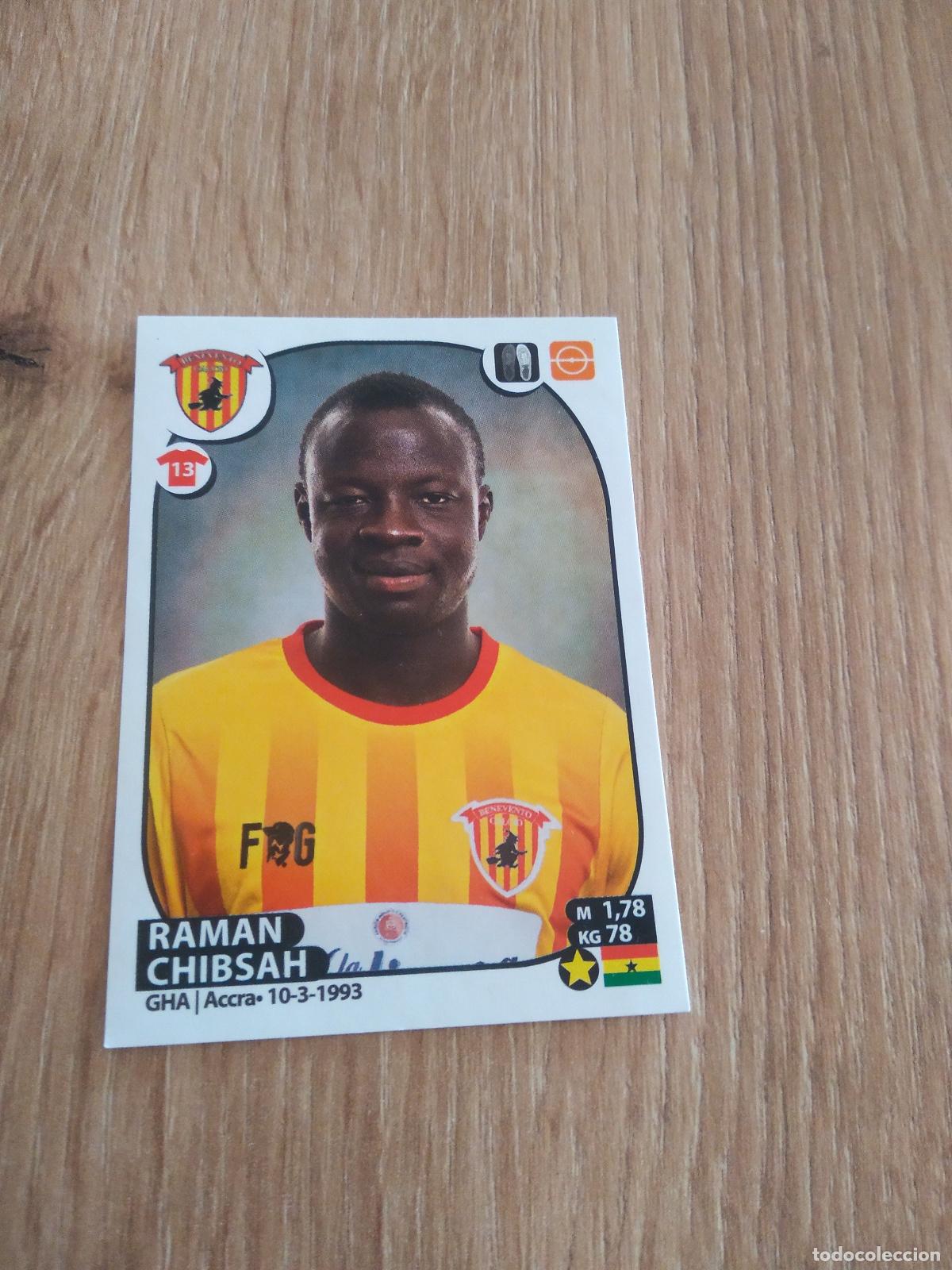 Cromos de f&uacute;tbol: 44 RAMAN CHIBSAH BENEVENTO CROMO FUTBOL PANINI LIGA ITALIA 2017-2018 CALCIATORI 17-18