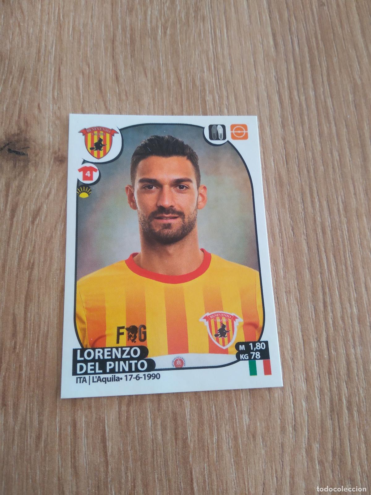 Cromos de f&uacute;tbol: 45 LORENZO DEL PINTO BENEVENTO CROMO FUTBOL PANINI LIGA ITALIA 2017-2018 CALCIATORI 17-18