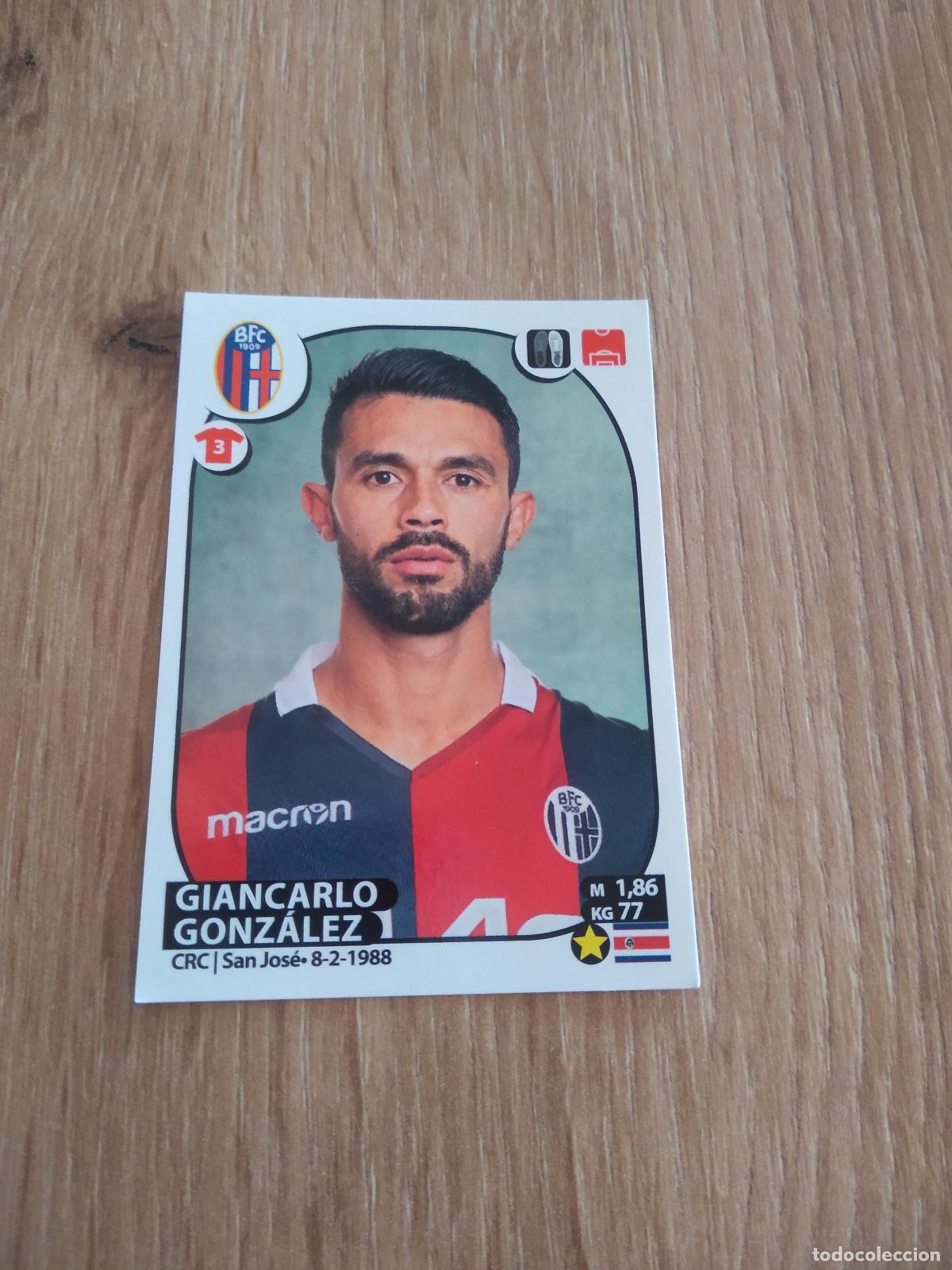 Cromos de f&uacute;tbol: 64 GIANCARLO GONZALEZ BOLOGNA CROMO FUTBOL PANINI LIGA ITALIA 2017-2018 CALCIATORI 17-18