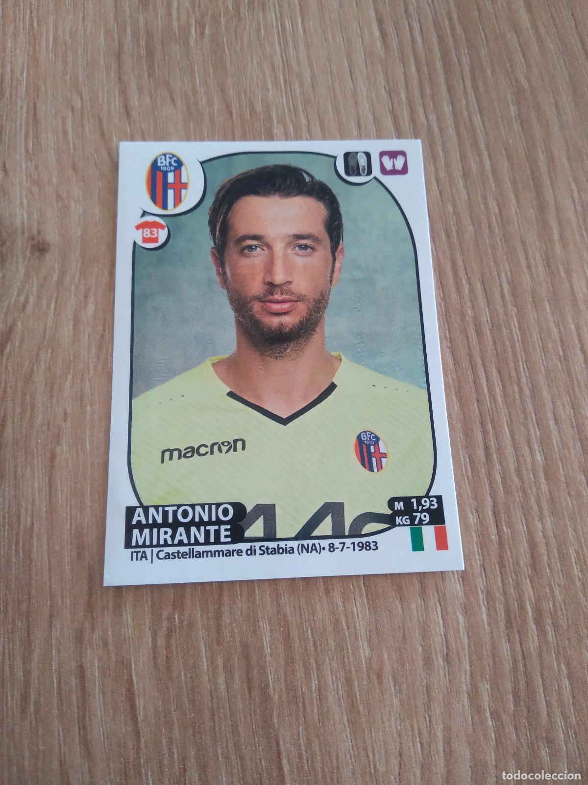 Cromos de f&uacute;tbol: 66 ANTONIO MIRANTE BOLOGNA CROMO FUTBOL PANINI LIGA ITALIA 2017-2018 CALCIATORI 17-18