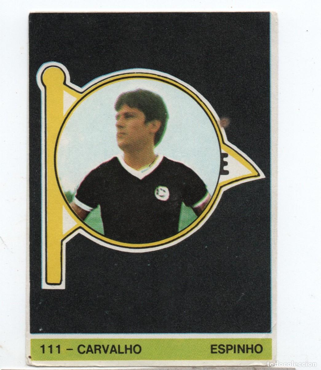 Cromos de f&uacute;tbol: PORTUGAL OLD FOOTBALL STICKER # 111 - CARVALHO, ESPINHO, NORMAL CONDITION