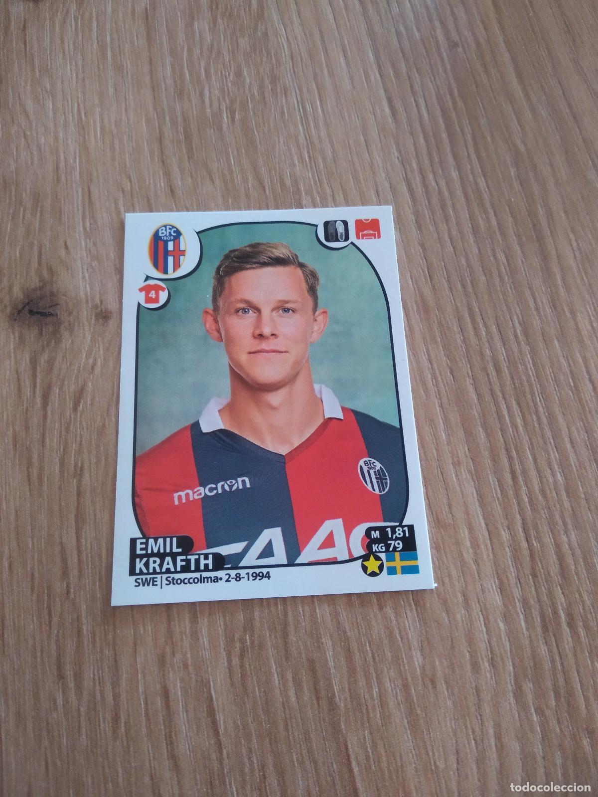 Cromos de f&uacute;tbol: 71 EMIL KRAFTH BOLOGNA CROMO FUTBOL PANINI LIGA ITALIA 2017-2018 CALCIATORI 17-18