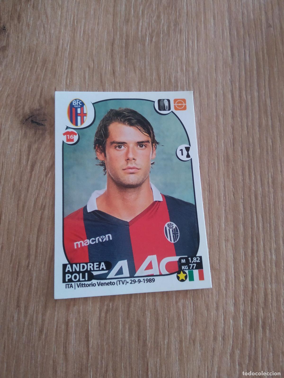 Cromos de f&uacute;tbol: 77 ANDREA POLI BOLOGNA CROMO FUTBOL PANINI LIGA ITALIA 2017-2018 CALCIATORI 17-18