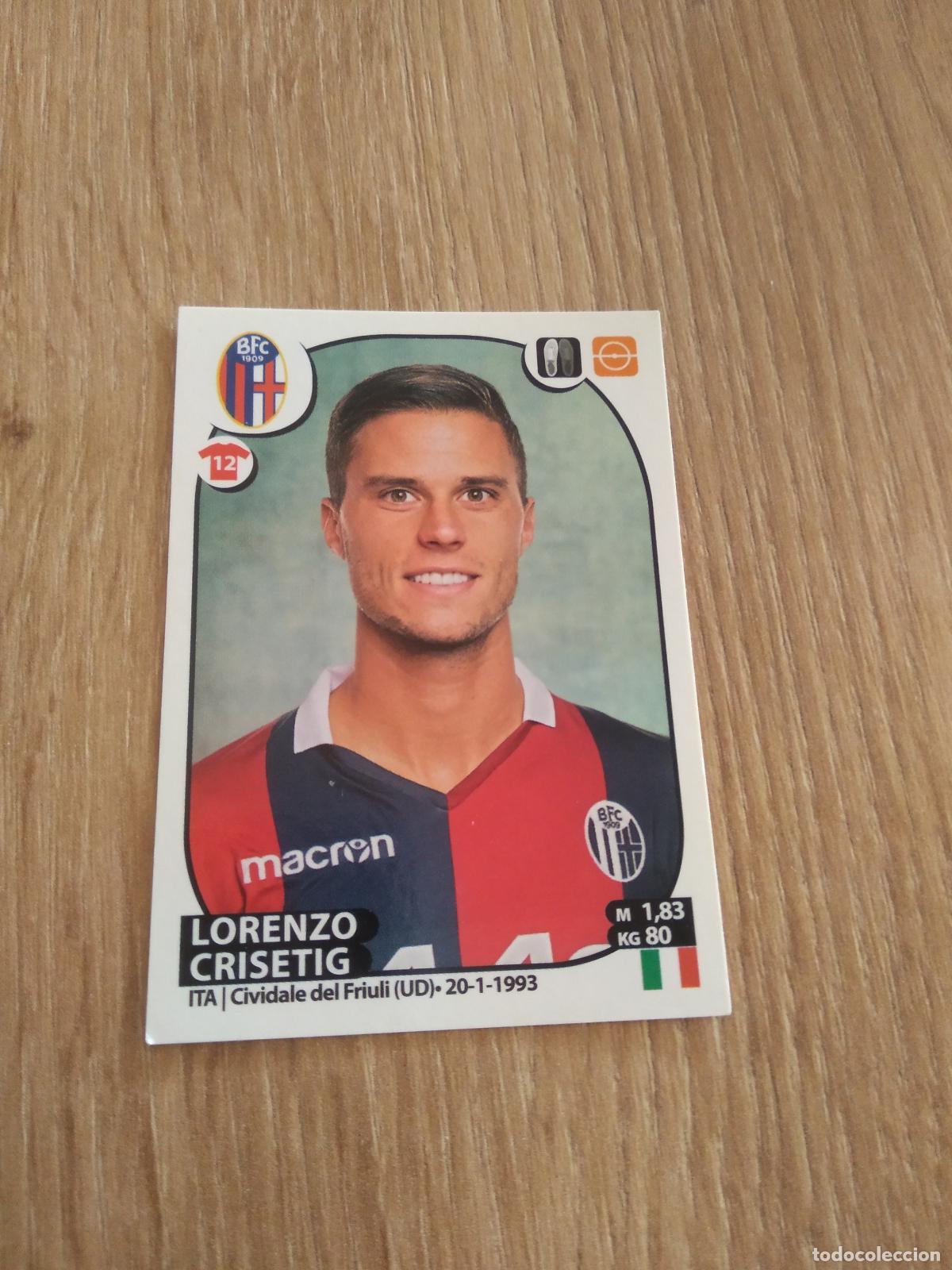 Cromos de f&uacute;tbol: 78 LORENZO CRISETIG BOLOGNA CROMO FUTBOL PANINI LIGA ITALIA 2017-2018 CALCIATORI 17-18