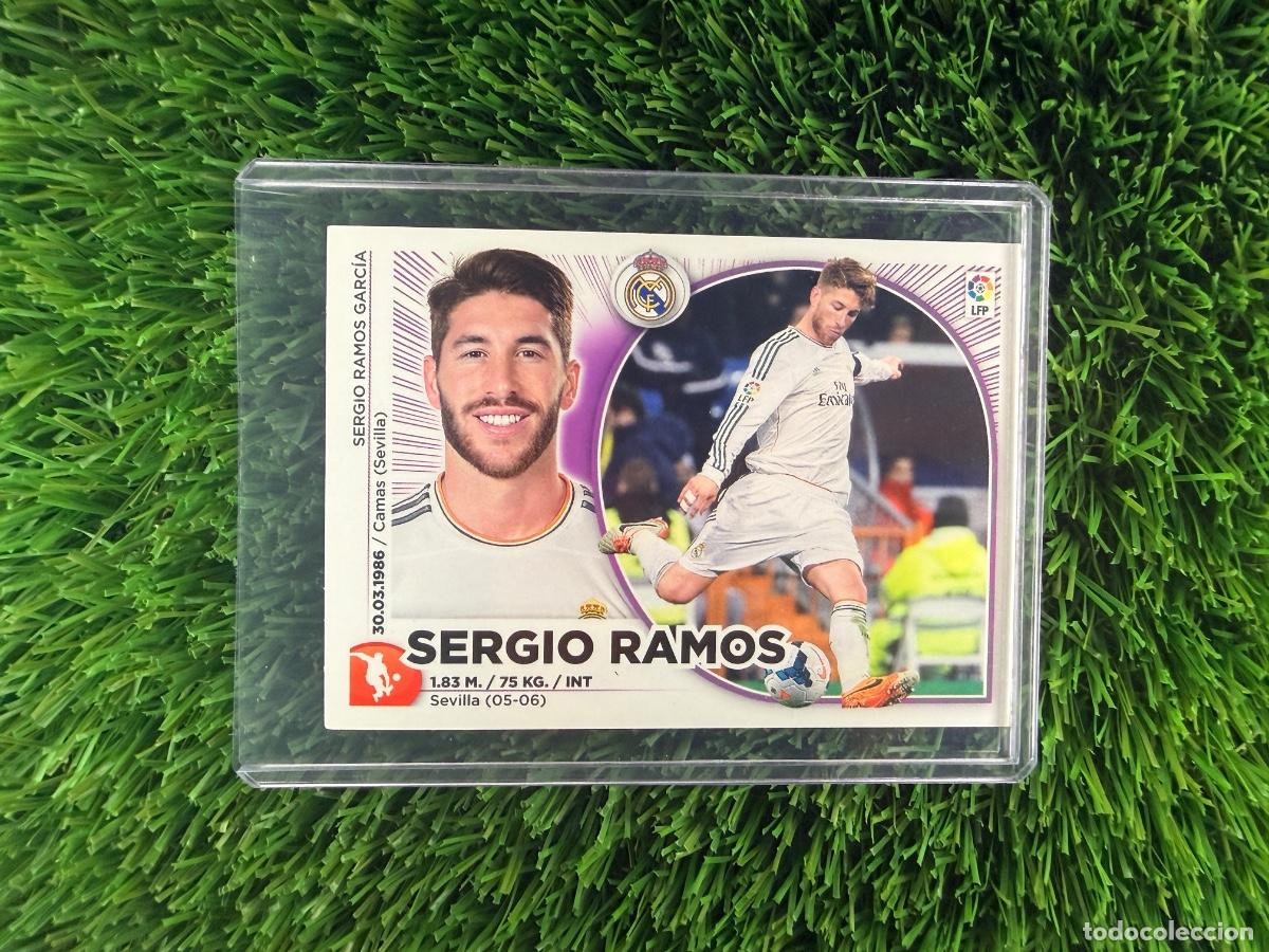 Cromos de f&uacute;tbol: N&ordm; 6 Sergio Ramos Real Madrid CF Liga Este 14 15