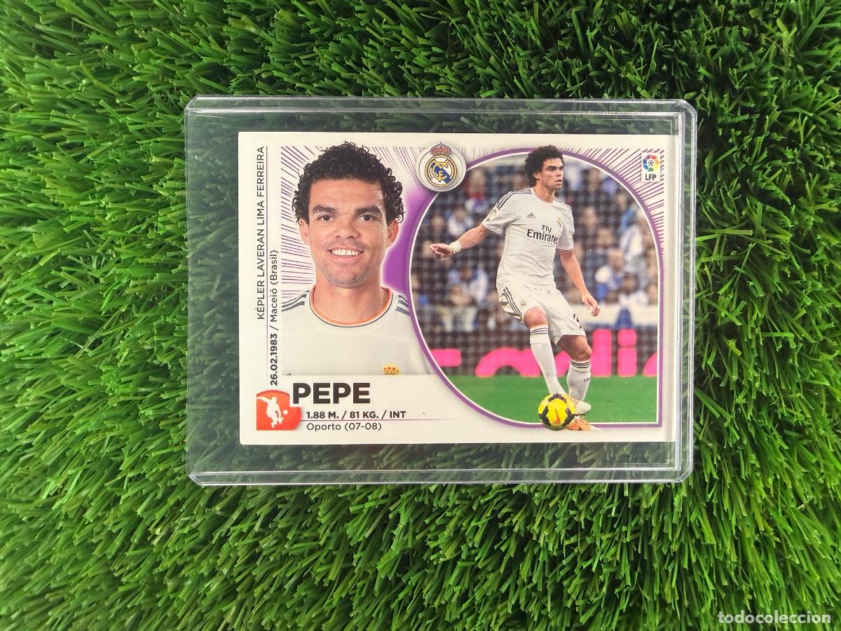 Cromos de f&uacute;tbol: N&ordm; 7 Pepe Real Madrid CF Liga Este 14 15