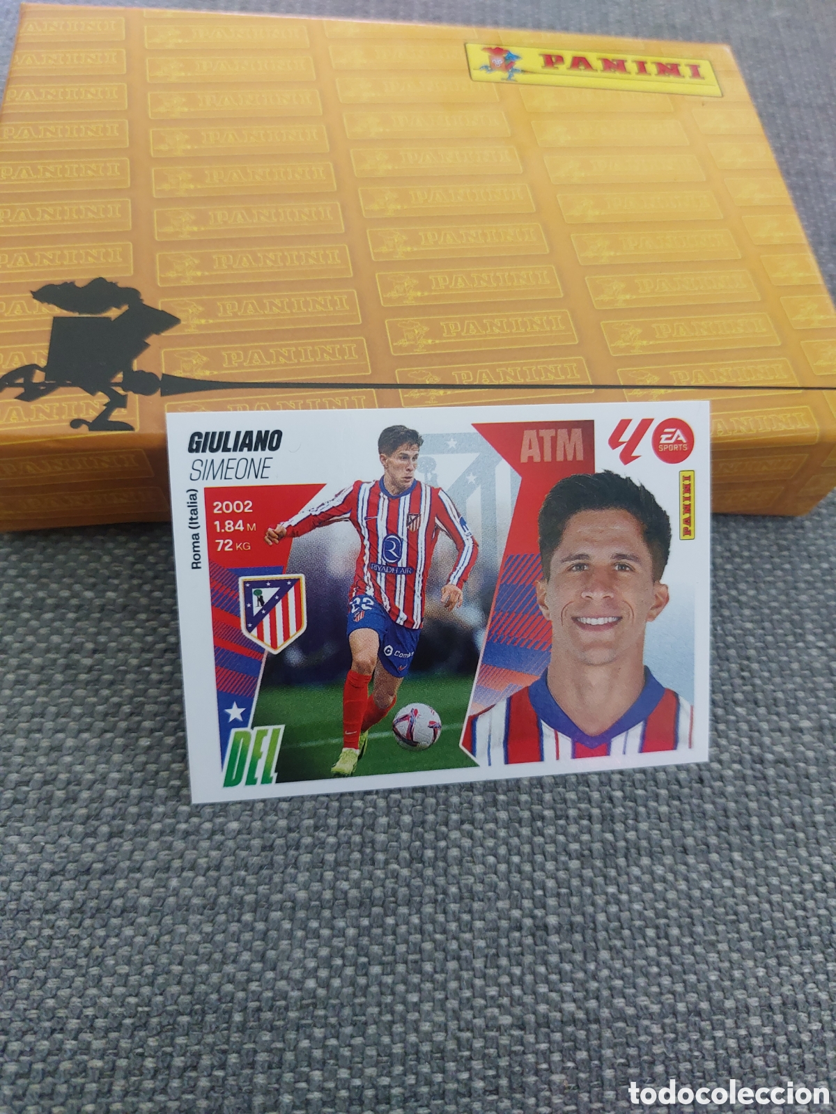Cromos de f&uacute;tbol: 17 GIULIANO ATLETICO DE MADRID CROMOS LIGA ESTE FUTBOL PANINI 2025 2026 25 26